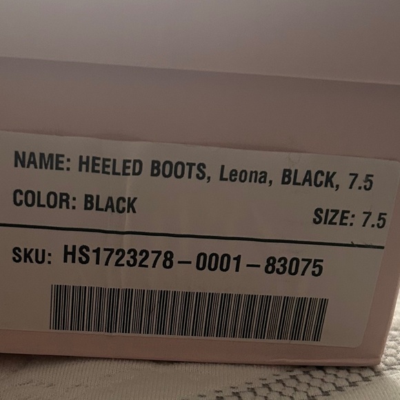 STUNNING Black Faux Velvet Over-the-Knee Boots | Size 7.5 | Chic & Chic - Picture 5 of 5